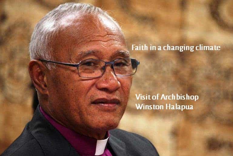 Archbishop Winston with text