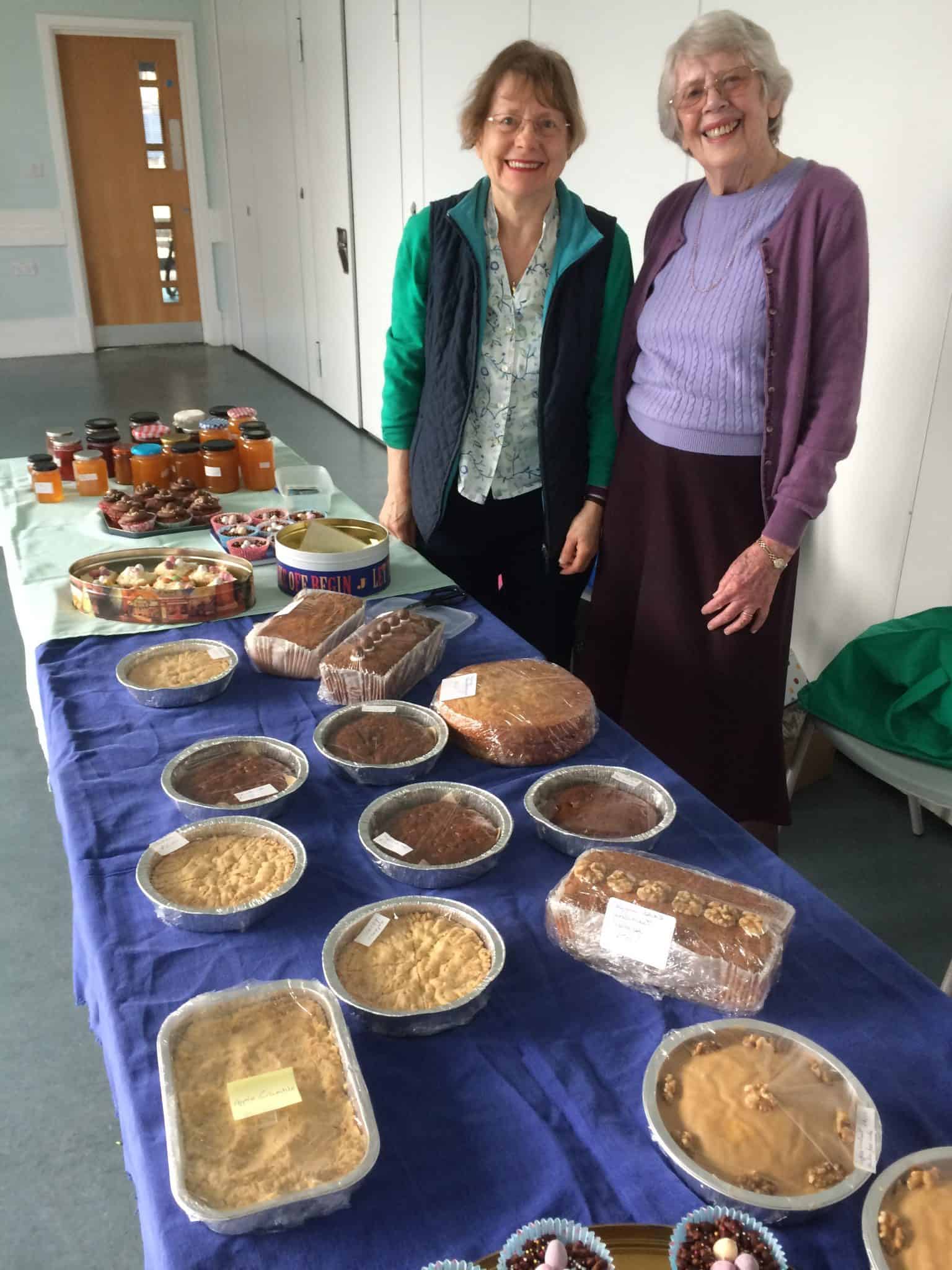 Cake and produce stall