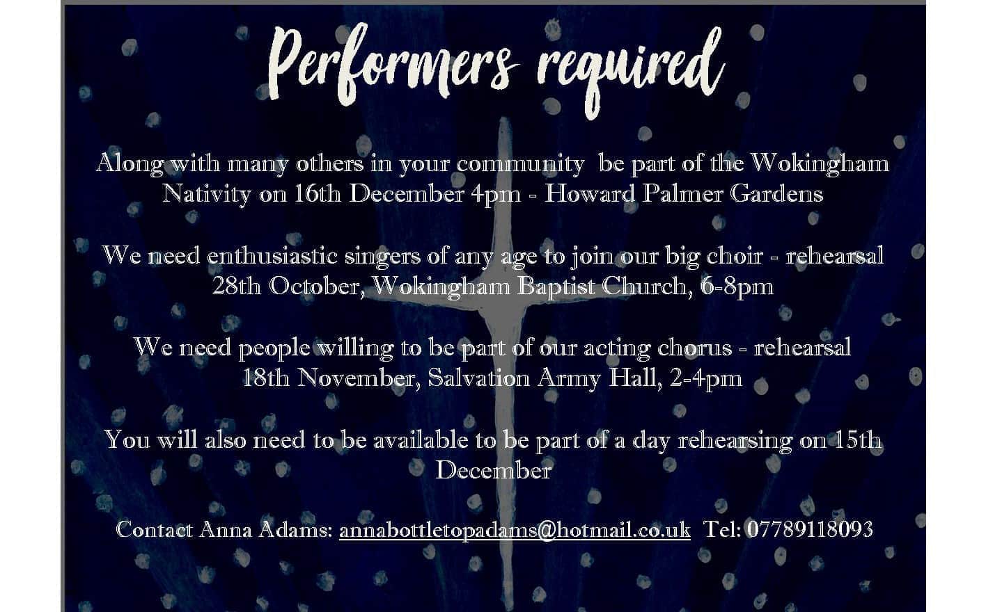 Performers call out