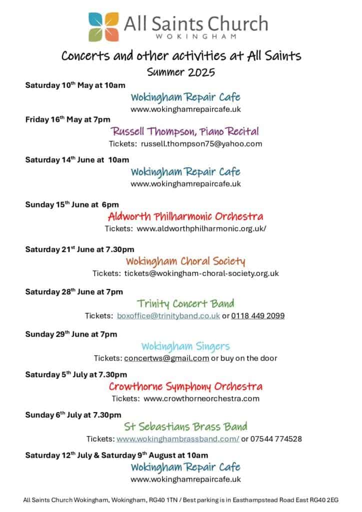 Concerts poster sumer 2025 a4