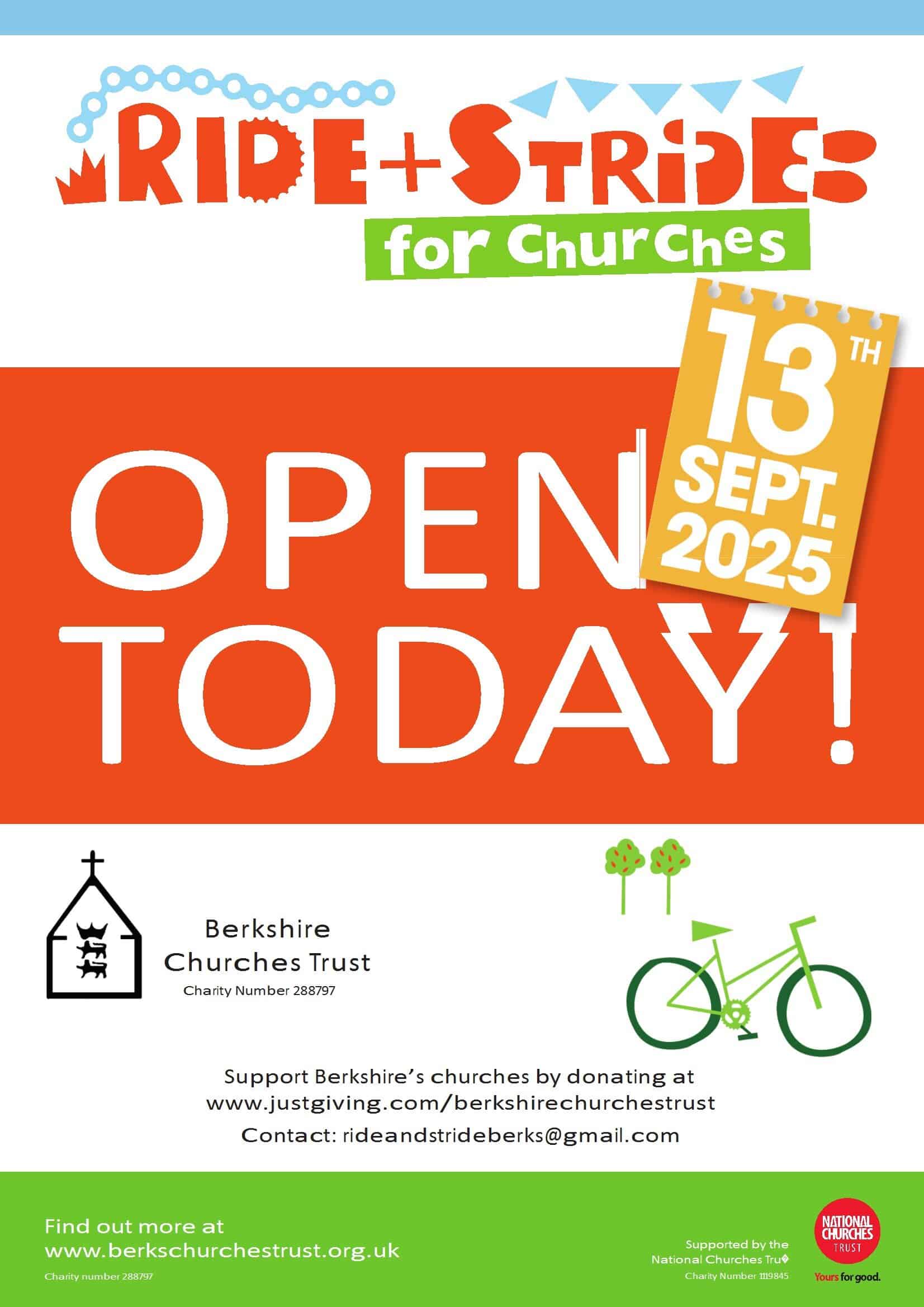 Ride and stride bhct rs a4 open day poster conv 1