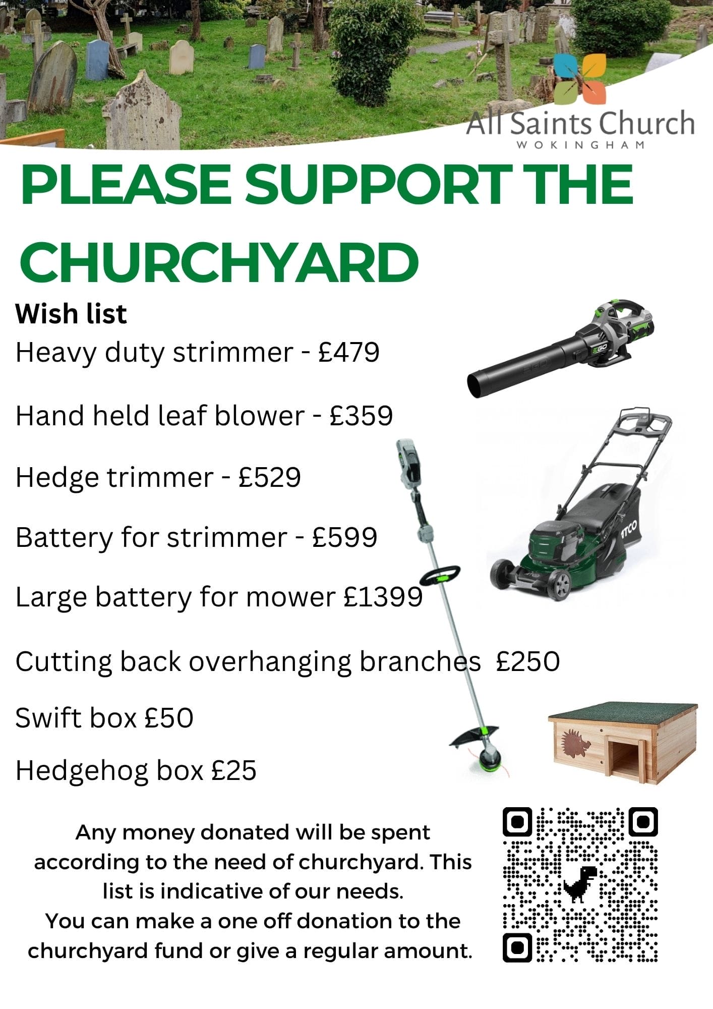 Please support the churchyard (1)