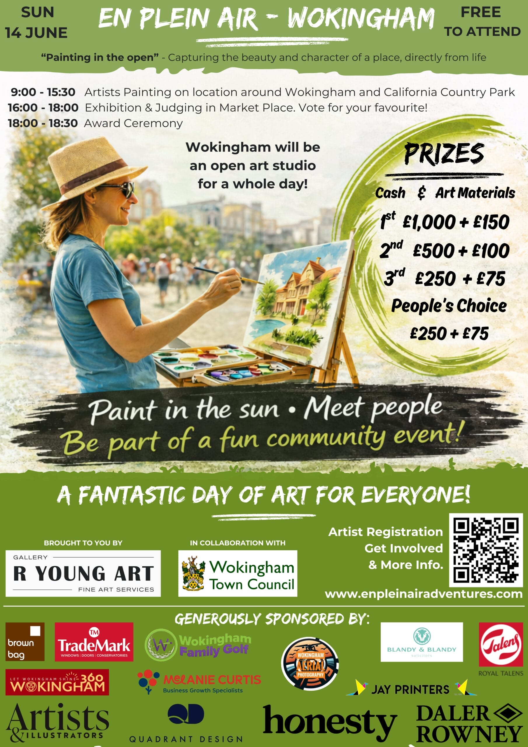 En plein air flyer A3 Pages 1 and